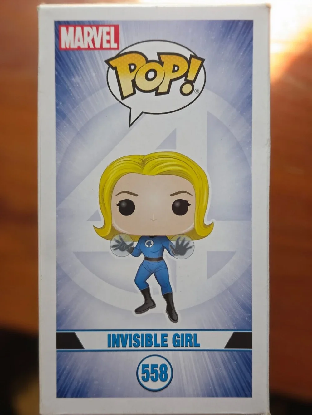 funko popNew in box funko pop fantastic four invisible girl edition box #558